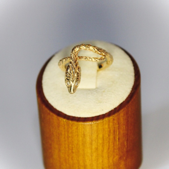 Gold Snake Ring - Picture 3 of 5